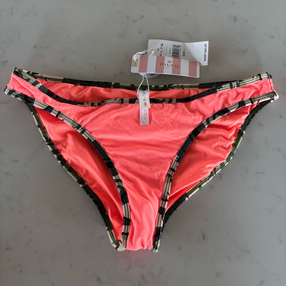 PILYQ Bikini Bottoms size‎ L NWT